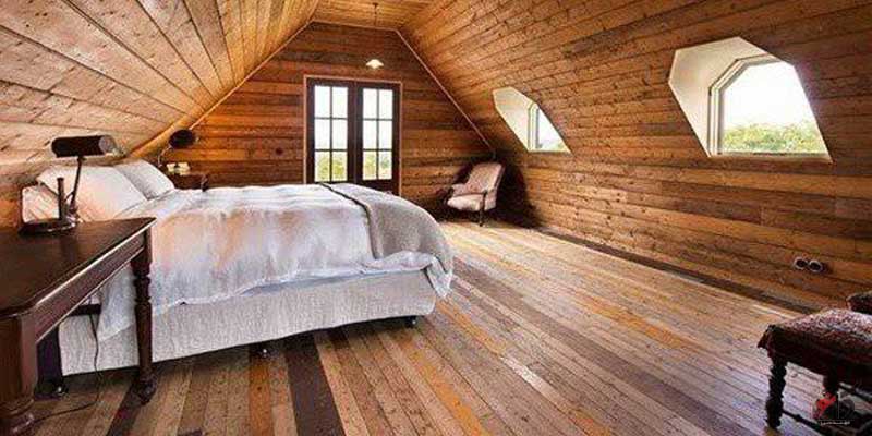 طراحی منزل با چوب